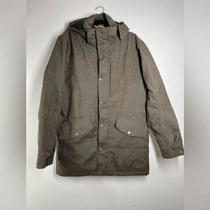 SWITCHER Waterproof Winter Hooded Coat  Jacket Men’s Size XL Full zip Brown